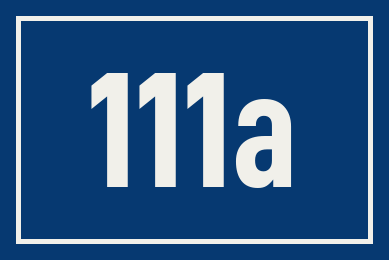 Hausnummer 111a