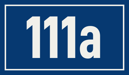 Hausnummer 111a