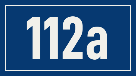 Hausnummer 112a