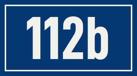 Hausnummer 112b