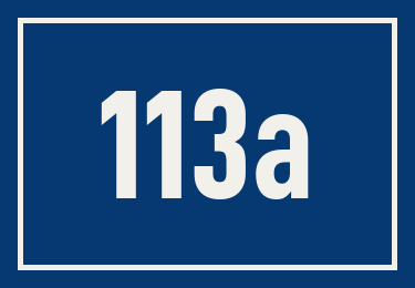 Hausnummer 113a
