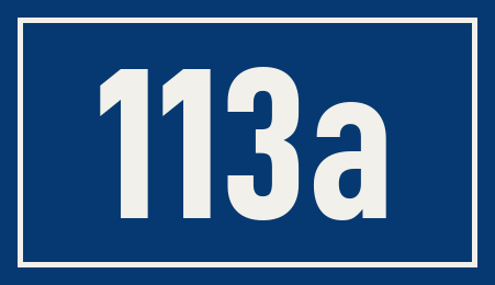 Hausnummer 113a