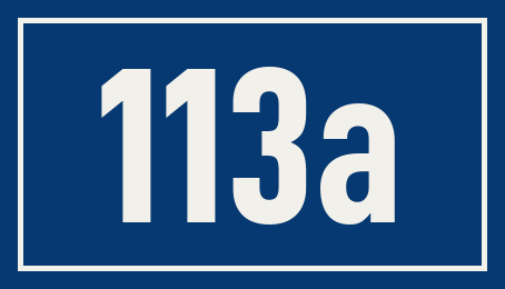Hausnummer 113a