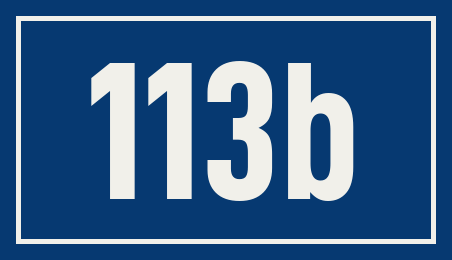 Hausnummer 113b