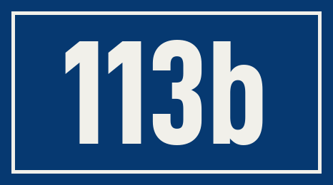 Hausnummer 113b