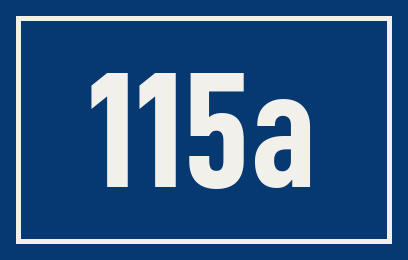 Hausnummer 115a