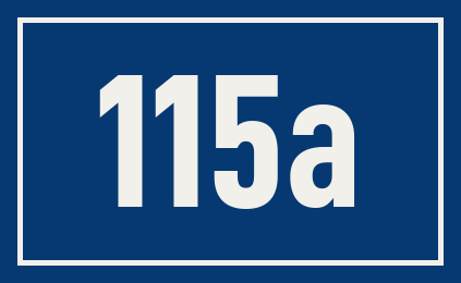 Hausnummer 115a
