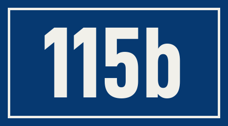 Hausnummer 115b
