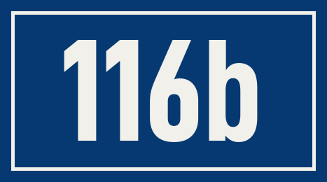 Hausnummer 116b