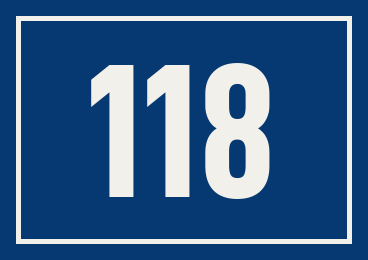 Hausnummer 118