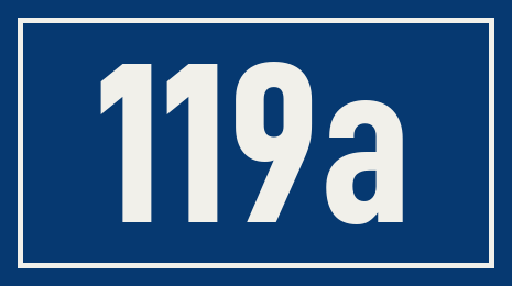 Hausnummer 119a