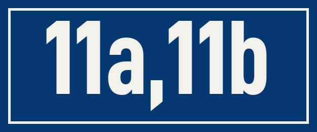 Hausnummer 11a,11b