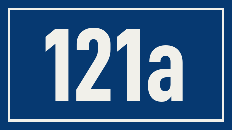 Hausnummer 121a