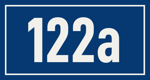 Hausnummer 122a