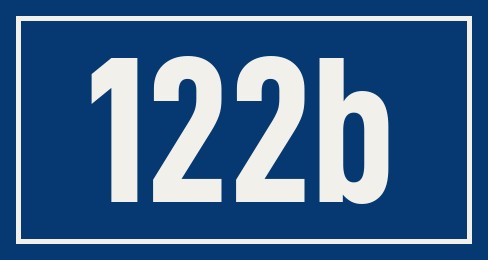 Hausnummer 122b