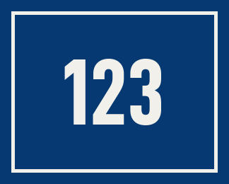 Hausnummer 123