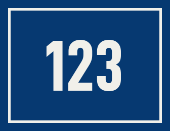 Hausnummer 123