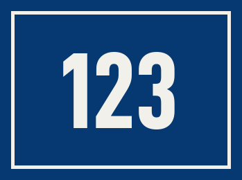 Hausnummer 123