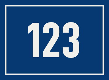 Hausnummer 123
