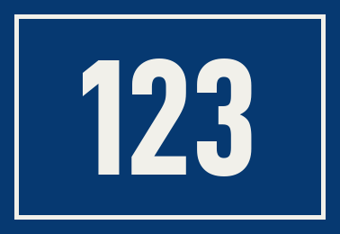 Hausnummer 123