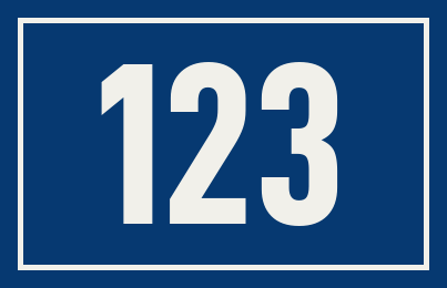 Hausnummer 123