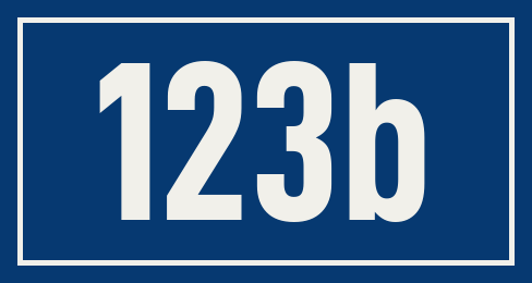Hausnummer 123b