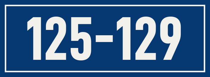 Hausnummer 125-129