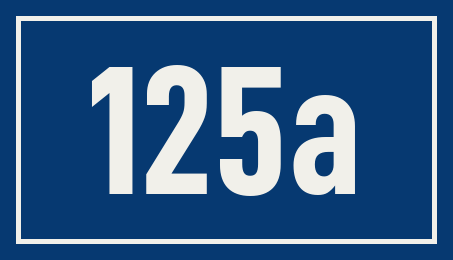 Hausnummer 125a
