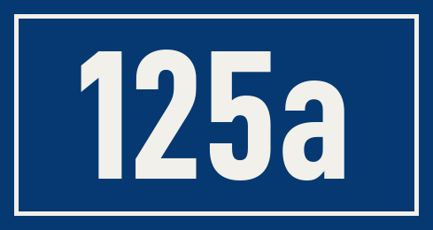 Hausnummer 125a