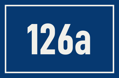 Hausnummer 126a