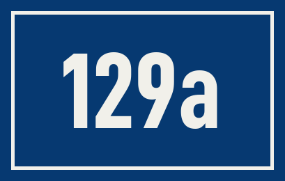 Hausnummer 129a