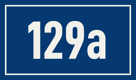Hausnummer 129a