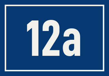Hausnummer 12a