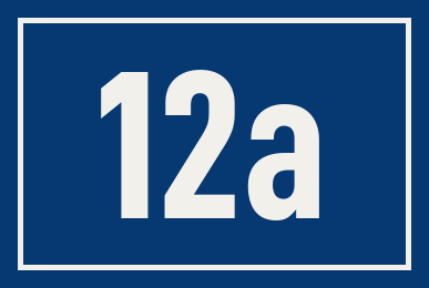 Hausnummer 12a