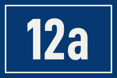 Hausnummer 12a