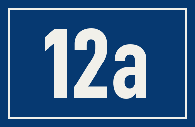 Hausnummer 12a