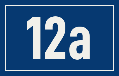 Hausnummer 12a
