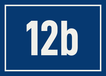 Hausnummer 12b