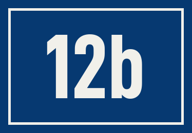 Hausnummer 12b