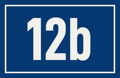 Hausnummer 12b