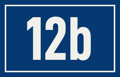 Hausnummer 12b