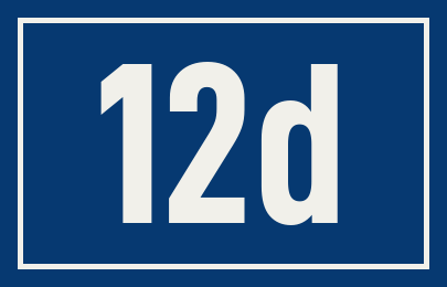 Hausnummer 12d