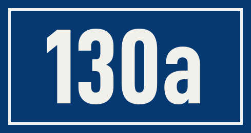Hausnummer 130a
