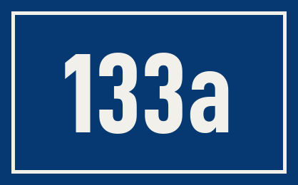Hausnummer 133a