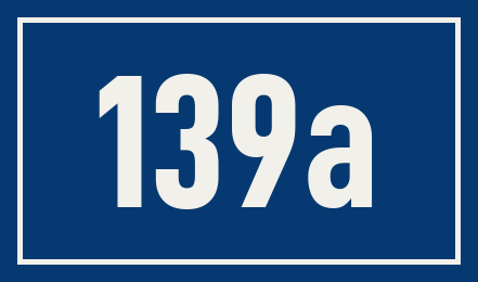 Hausnummer 139a