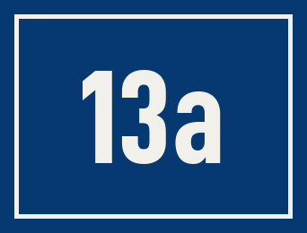 Hausnummer 13a