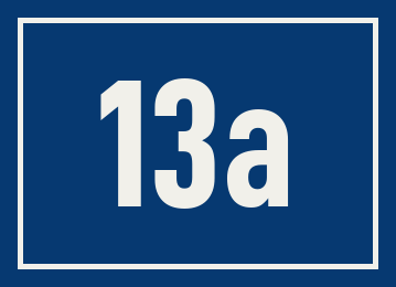 Hausnummer 13a