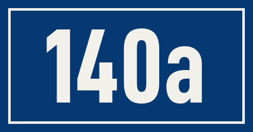 Hausnummer 140a