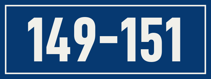 Hausnummer 149-151