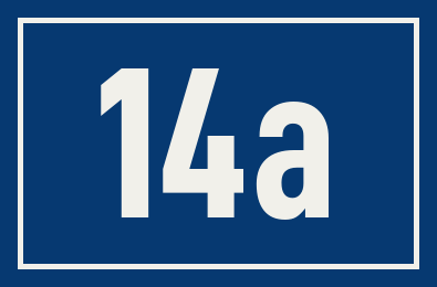 Hausnummer 14a